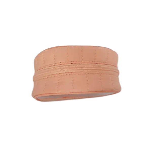 oval cosmetic bag with clear window multi-colored makeup bag_6